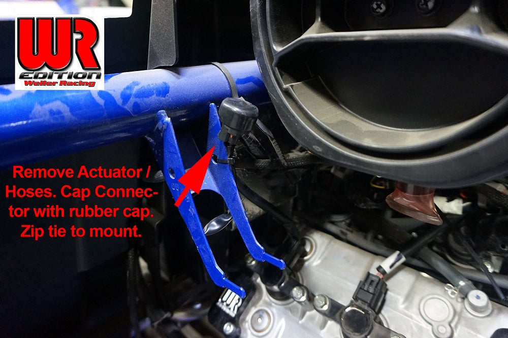 Weller Racing YXZ1000R Air Injection Block-Off Plate Kit