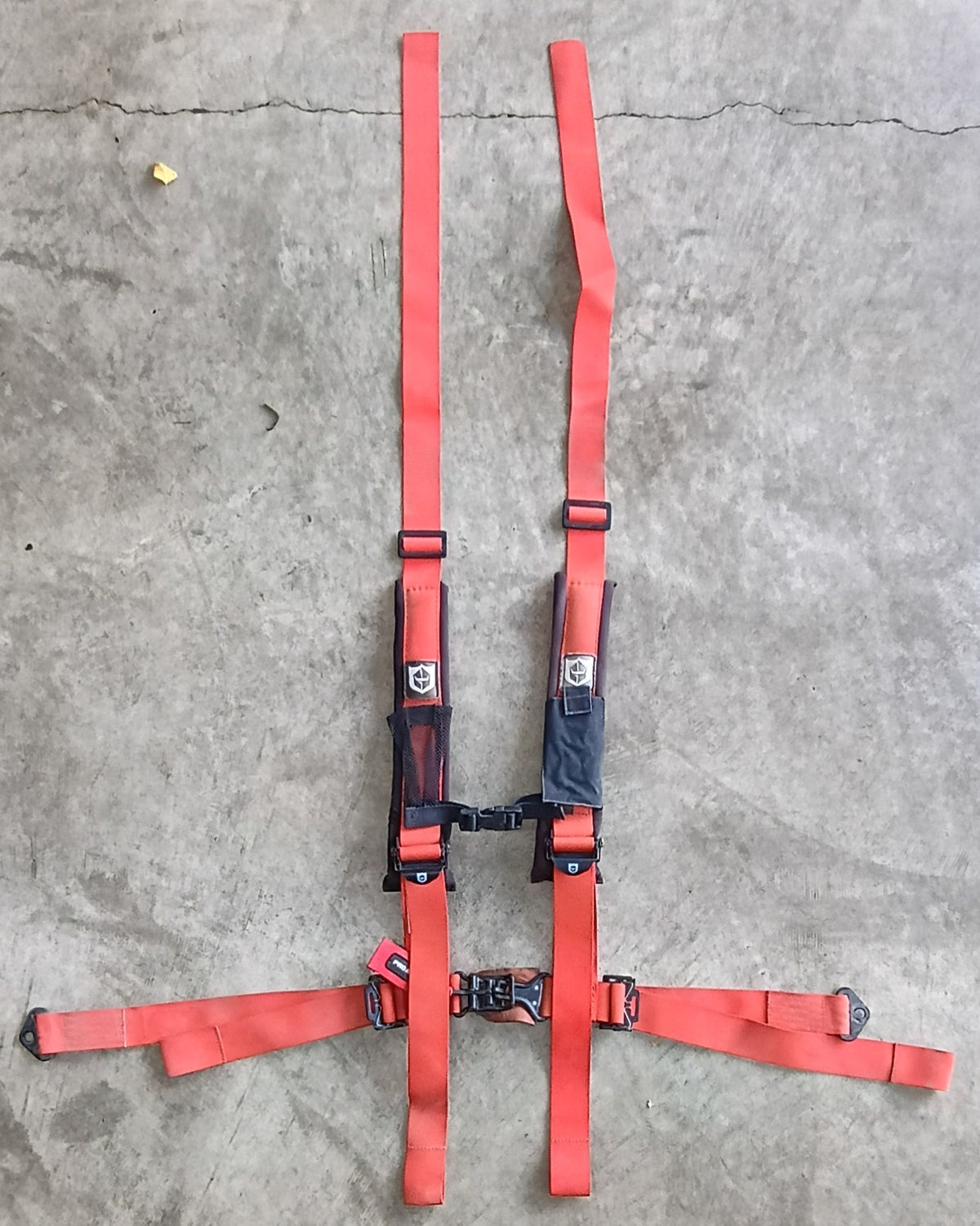 Used Pro Armor 2-Inch 4-Point UTV Harness - Orange