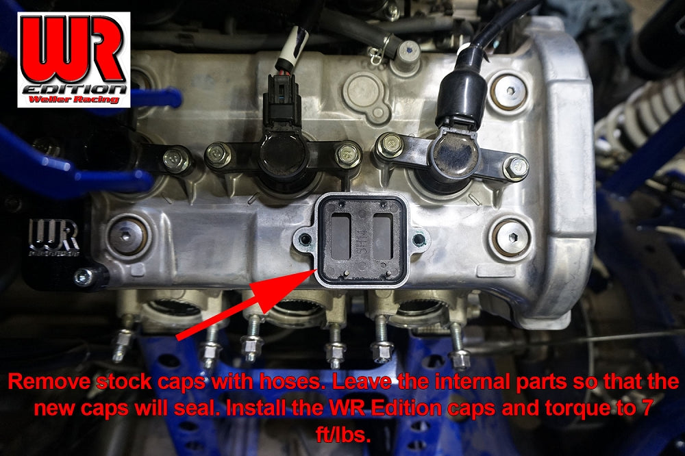 Weller Racing YXZ1000R Air Injection Block-Off Plate Kit
