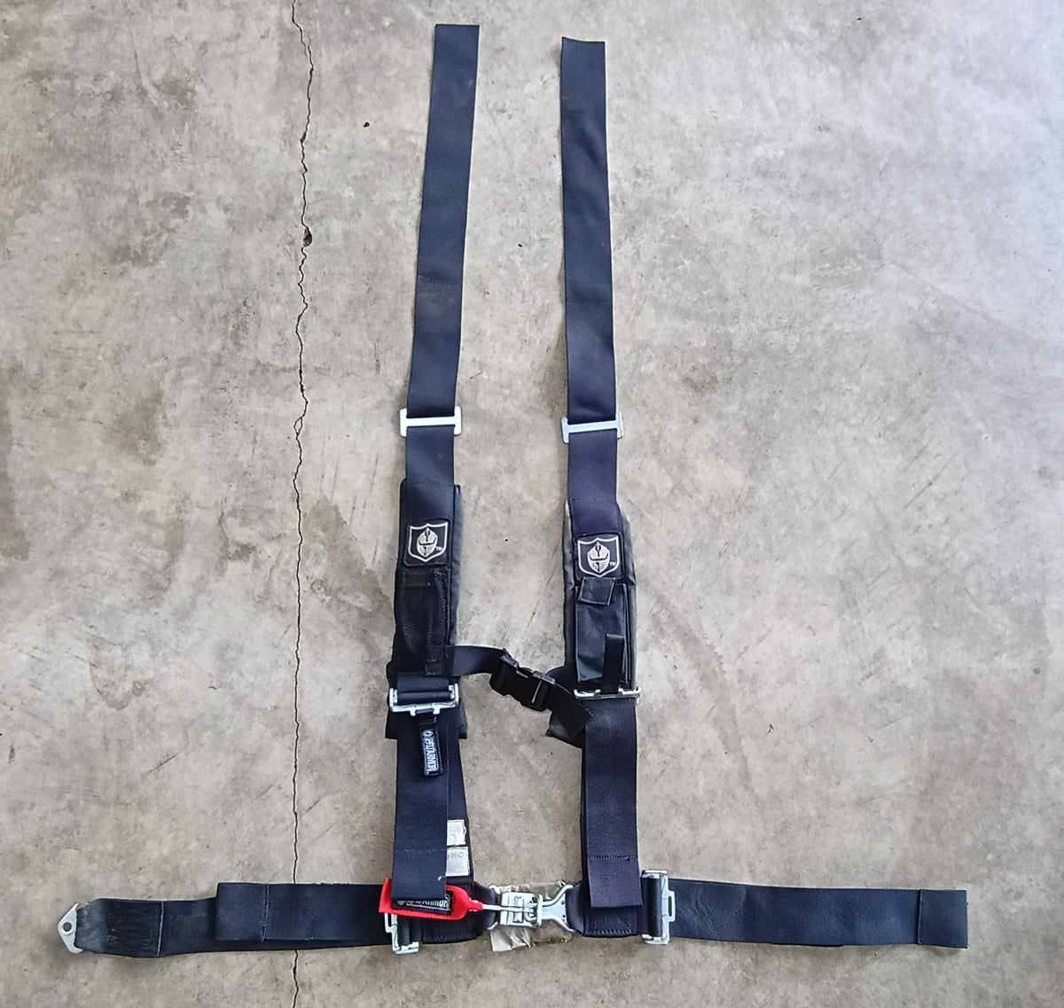 Used Pro Armor 3-Inch Padded 4-Point UTV Harness - Black