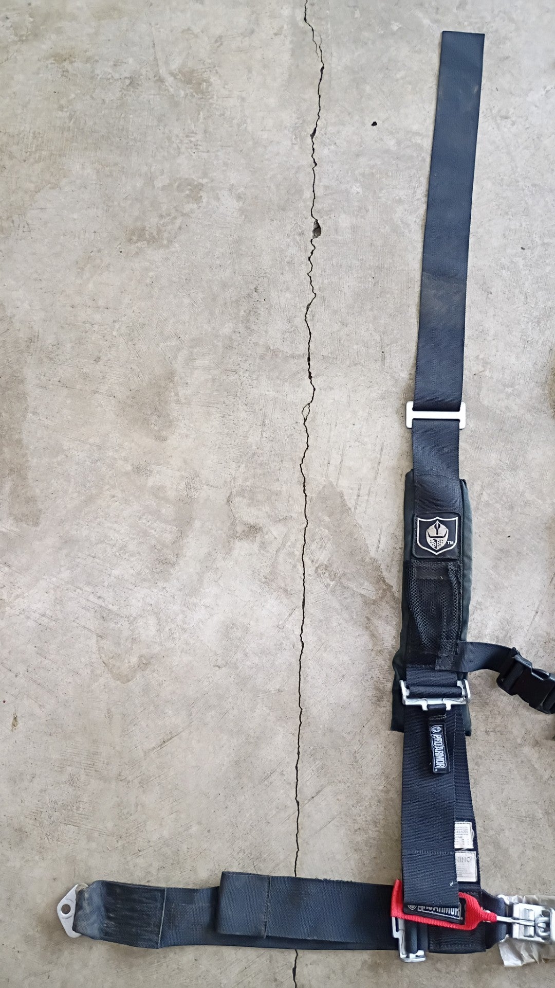 Used Pro Armor 3-Inch Padded 4-Point UTV Harness - Black