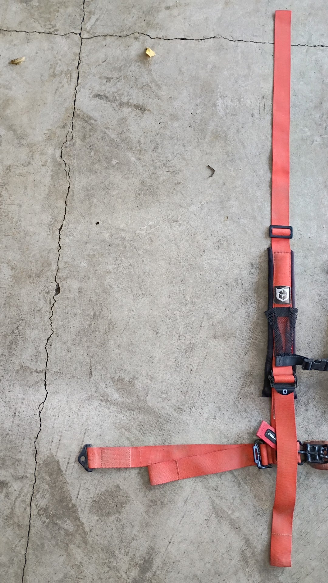 Used Pro Armor 2-Inch 4-Point UTV Harness - Orange
