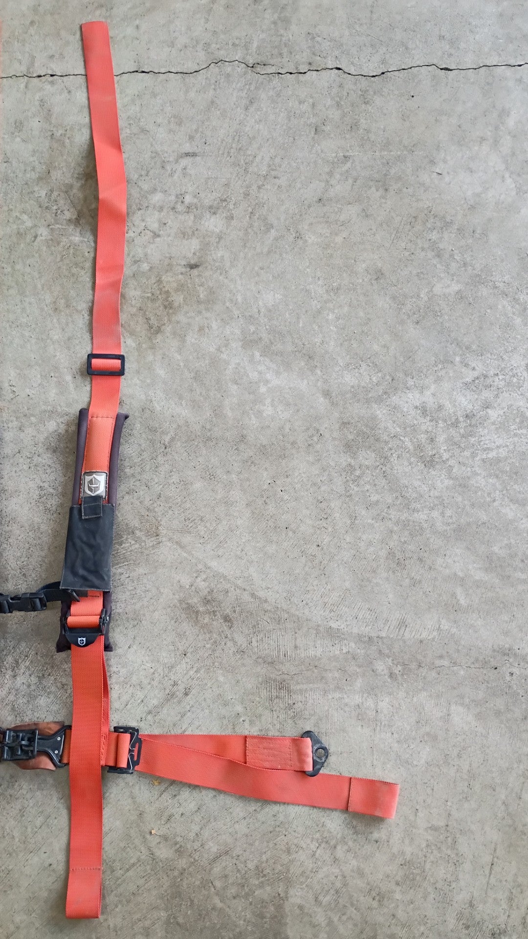 Used Pro Armor 2-Inch 4-Point UTV Harness - Orange